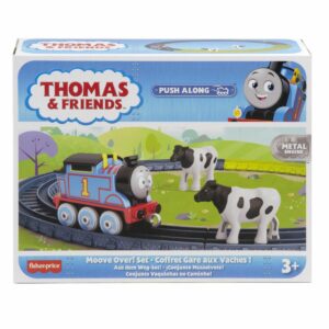 Set de joaca locomotiva din metal cu sine, Thomas