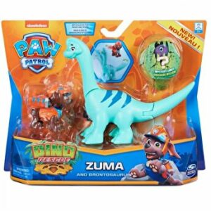 Patrula Catelusilor, Set figurine catelus Zuma si dinozaur Brontosaurus