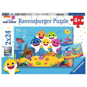 PUZZLE BABY SHARK, 2x24 PIESE