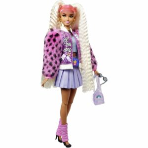 Papusa Barbie, Extra Style, Blonde Pigtails