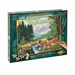 Kit pictura pe numere Schipper - Peisaj montan