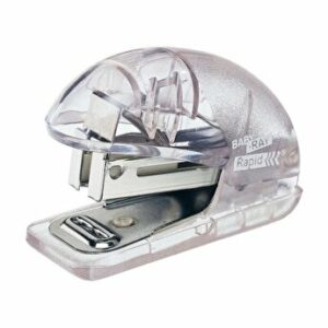 Capsator plastic Rapid F4, 10 coli, 1000 capse 26/6 incluse, transparent