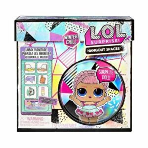 Set de joaca LOL Surprise Furniture Winter Chill cu papusa Ice Sk8er