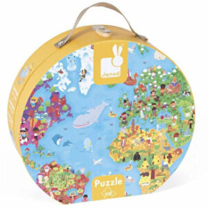 Puzzle gigant - Harta lumii, 300 piese