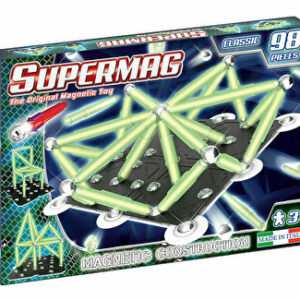 Supermag Classic Glow - Set constructie 98 piese