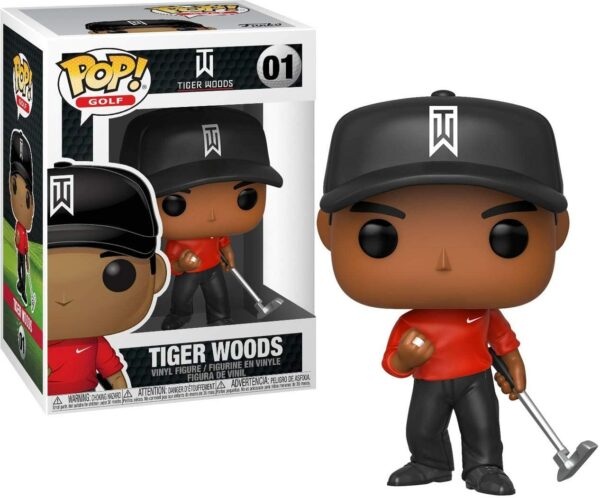 Figurina - Tiger Woods - Red Shirt | FunKo