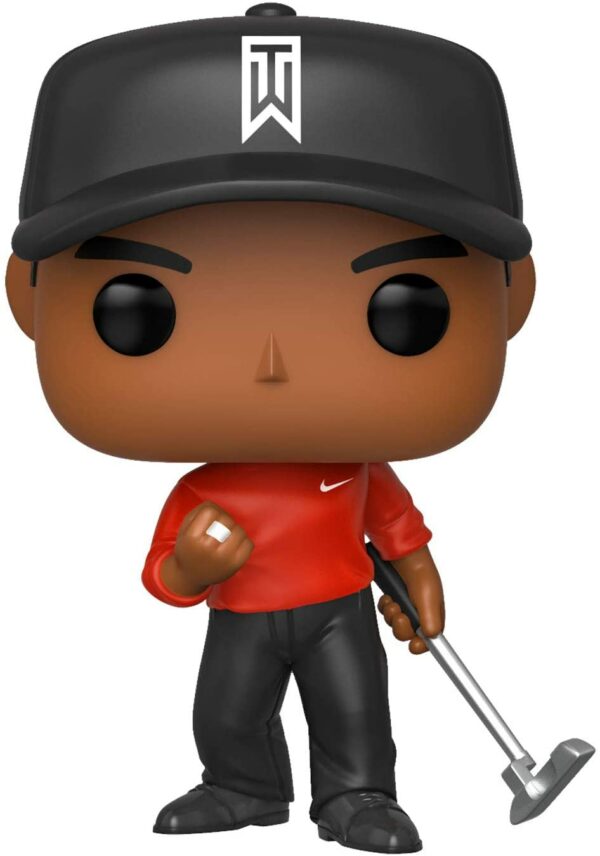Figurina - Tiger Woods - Red Shirt | FunKo - imagine 3