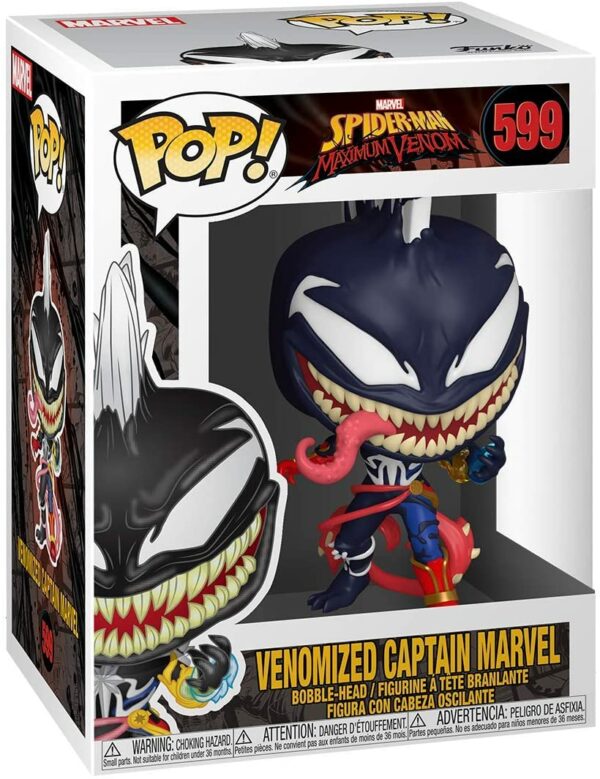 Figurina - Maximum Venom - Venomized Captain Marvel | FunKo - imagine 3