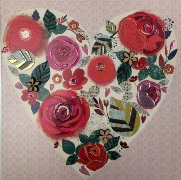 Felicitare - Heart roses | Laura Darrington Design