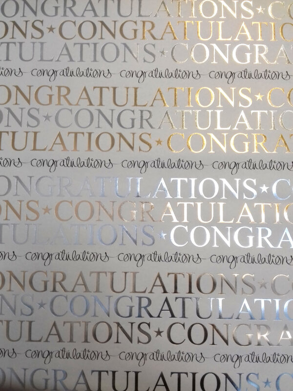 Hartie de impachetat - Congratulations | Rex London