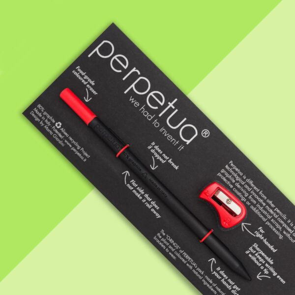 Creion Grafit - Perpetua the pencil - Back to School - Red Eraser | Perpetua - imagine 4