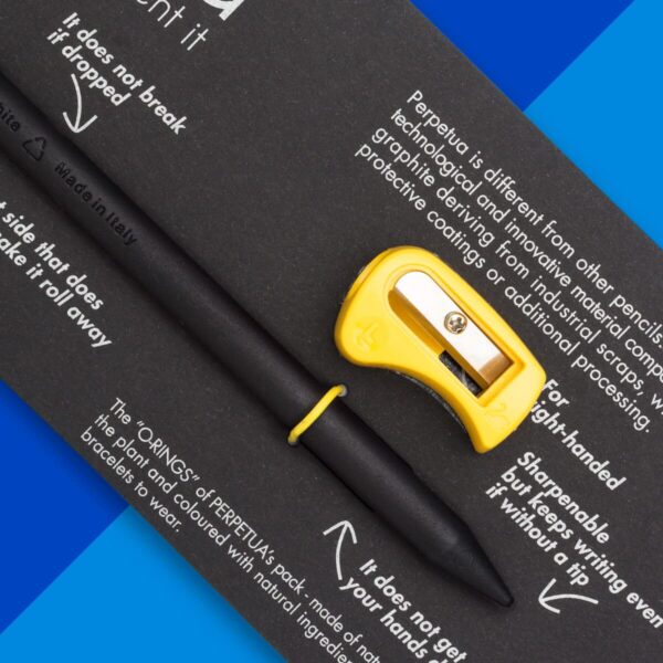 Creion Grafit - Perpetua the pencil - Back to School - Yellow Eraser | Perpetua - imagine 2
