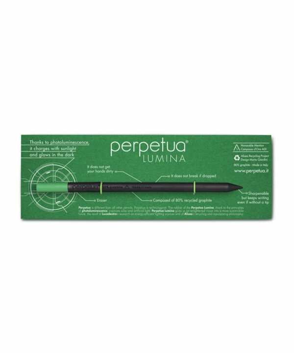 Creion Grafit - Perpetua the pencil - Lumina - Green Eraser | Perpetua