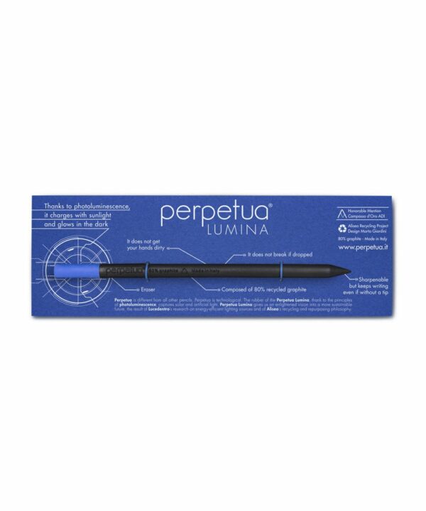 Creion Grafit - Perpetua the pencil - Lumina - Blue Eraser | Perpetua - imagine 3