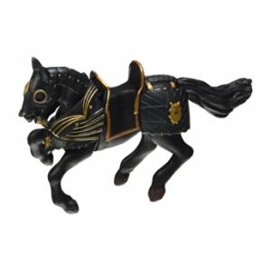 Figurina Cal negru in armura