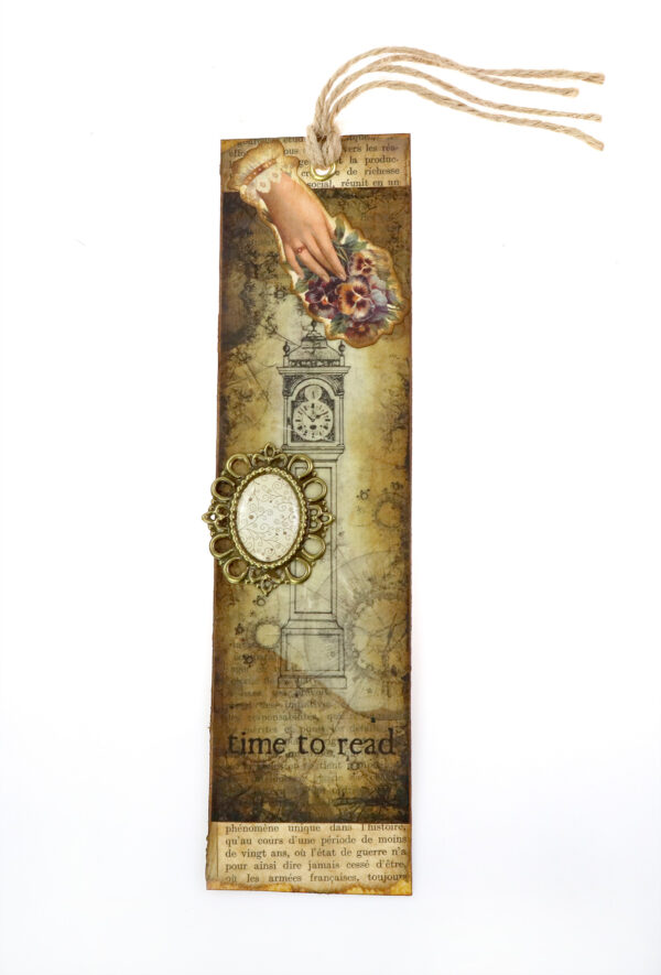 Semn de carte - Time To Read - mai multe culori | Handmade Concept Store