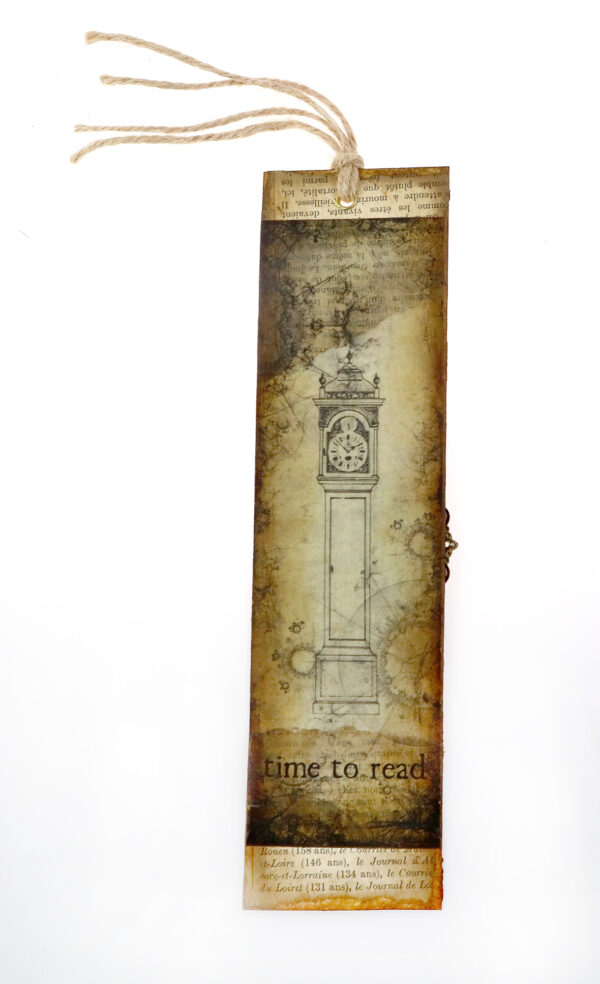 Semn de carte - Time To Read - mai multe culori | Handmade Concept Store - imagine 5