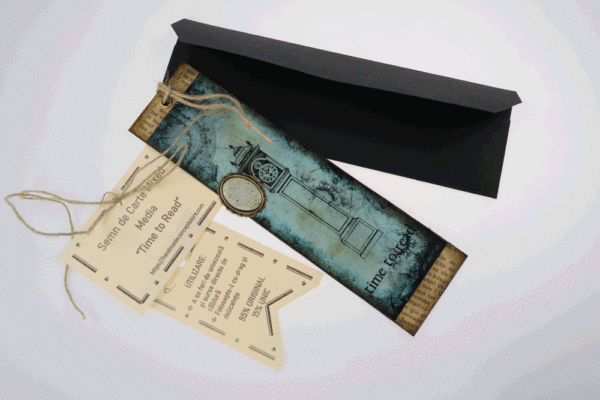 Semn de carte - Time To Read - mai multe culori | Handmade Concept Store - imagine 3