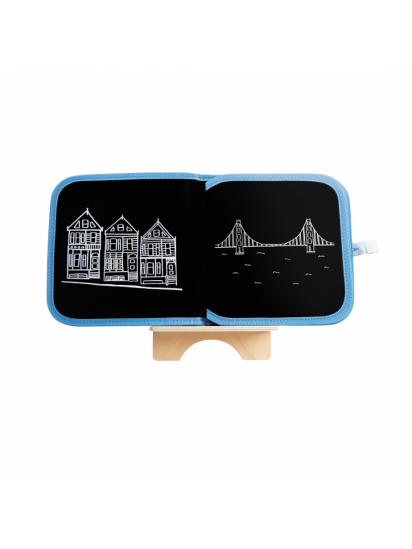 Carte refolosibila pentru desen - Cities of Wonder - San Francisco | Jaq Jaq Bird - imagine 8