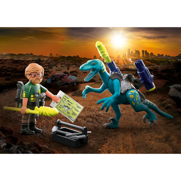 Set figurine - Deinonychus - Gata de lupta | Playmobil - imagine 4