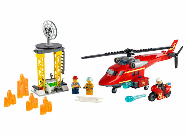 Elicopter de pompieri lego city - imagine 3