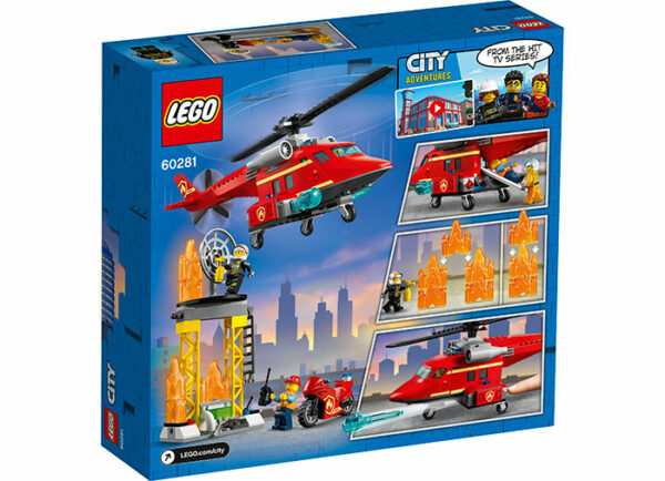 Elicopter de pompieri lego city - imagine 2