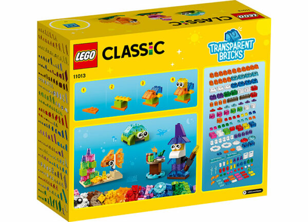 Caramizi transparente lego classic - imagine 2