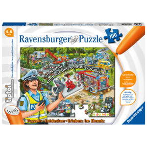 Puzzle tiptoi constructii 100 piese ravensburger