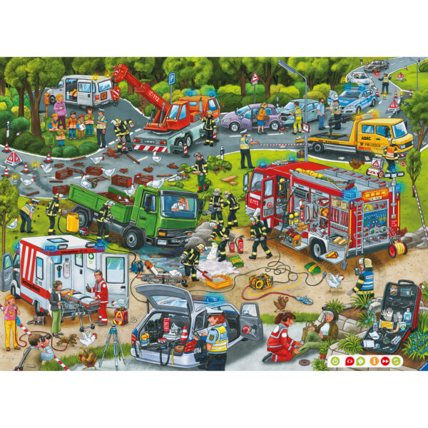Puzzle tiptoi constructii 100 piese ravensburger - imagine 3