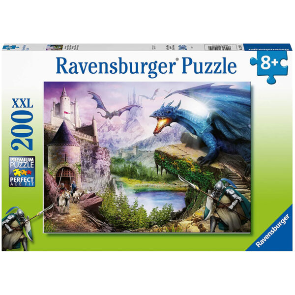 Puzzle castel si dragoni 200 piese ravensburger