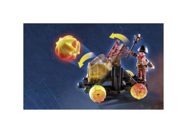 Banditi si catapulta lava playmobil novelmore - imagine 2
