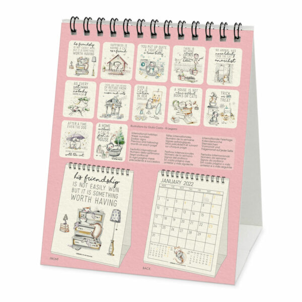 Calendar 2022 - Life is Better With Cats, 12x14.5 cm | Legami - imagine 4