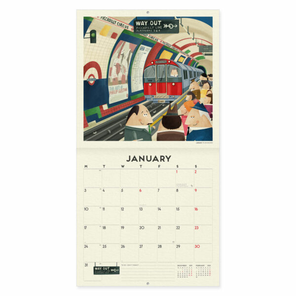 Calendar 2022 - London, 30x29 cm | Legami - imagine 2