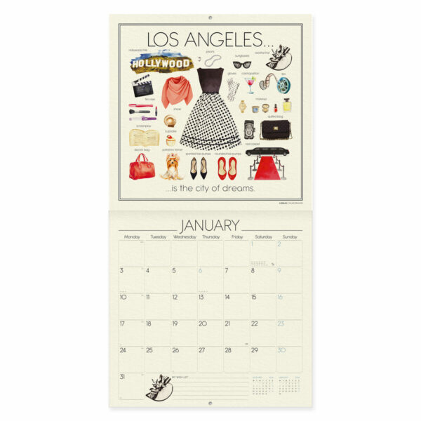 Calendar 2022 - Fashion, 30x29 cm | Legami - imagine 2