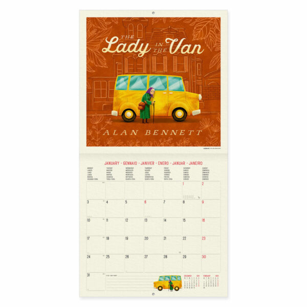 Calendar 2022 - Book Lover's, 30x29 cm | Legami - imagine 2