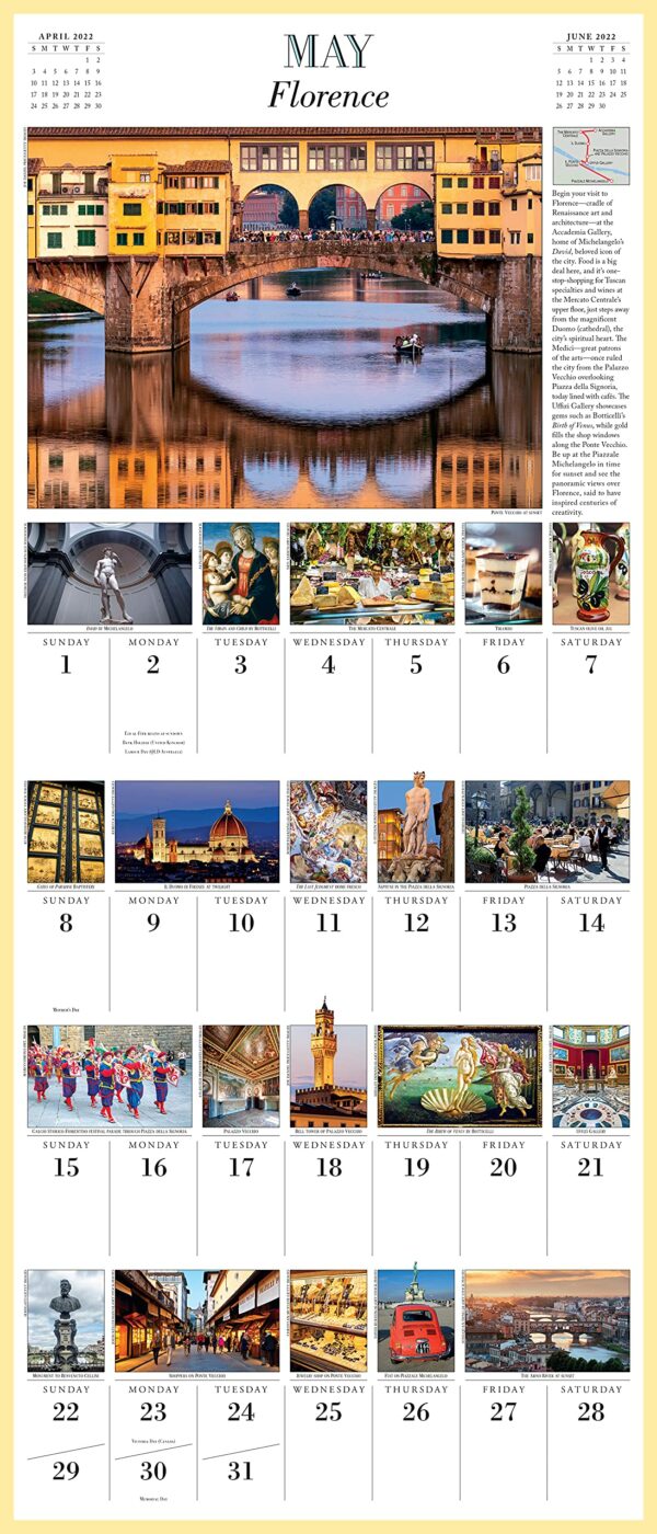Calendar 2022 - 1000 Places to See Before You Die | Workman Publishing - imagine 5