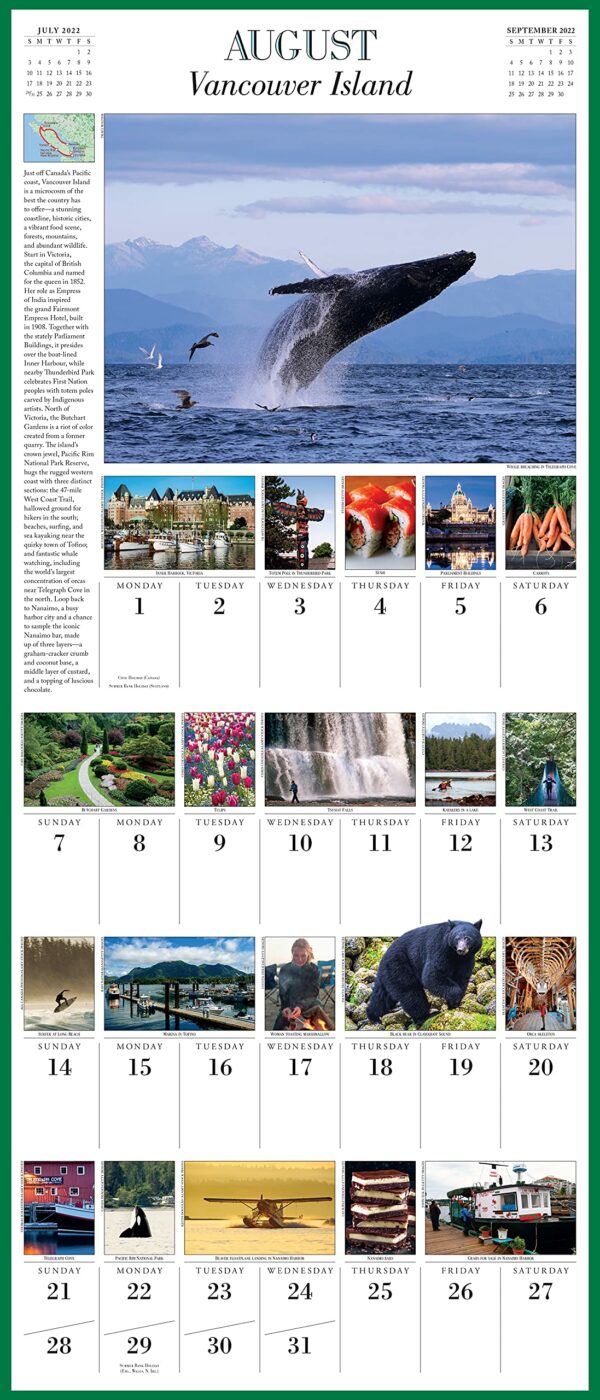 Calendar 2022 - 1000 Places to See Before You Die | Workman Publishing - imagine 9