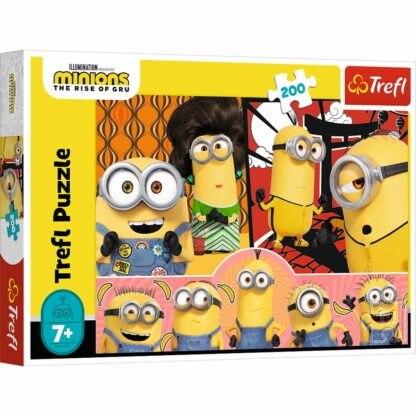 13264 puzzle 200 piese trefl minionii in actiune 1