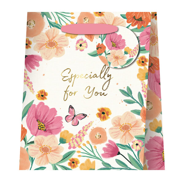 Punga de cadou - Medium - Flower Field | Great British Card Company
