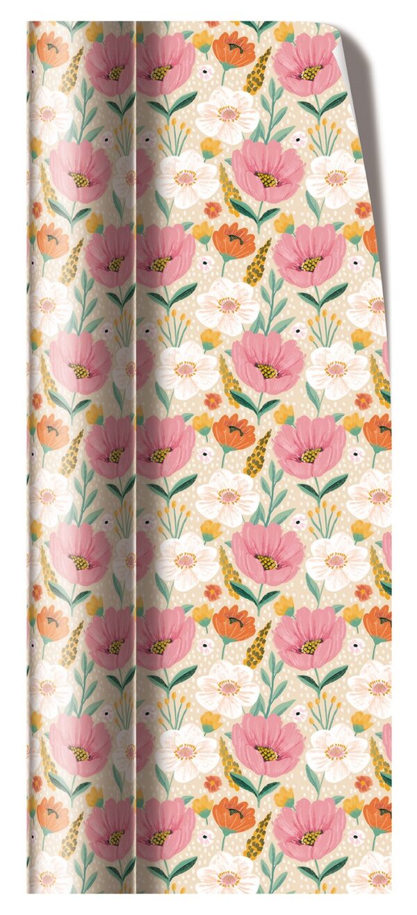 Hartie de impachetat - Flower Field - Roll Wrap | Great British Card Company