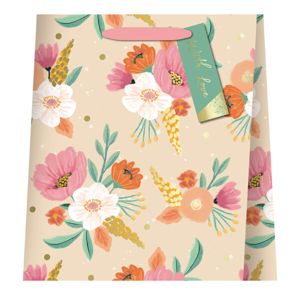 Punga de cadou - Large - Flower Field | Great British Card Company