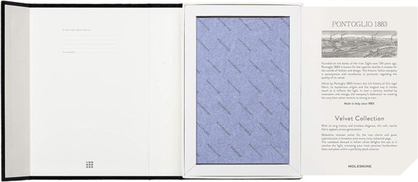Carnet - Moleskine Velvet - Large, Hard Cover, Ruled - Purple | Moleskine - imagine 7