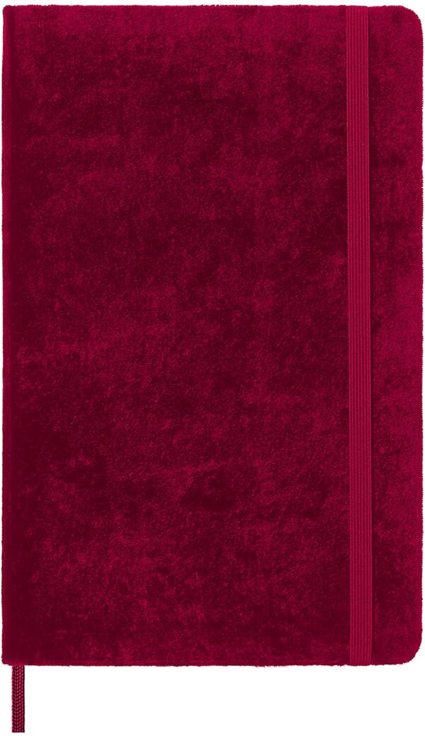 Carnet - Moleskine Velvet - Large, Hard Cover, Ruled - Pink | Moleskine - imagine 2