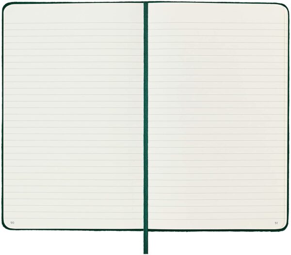Carnet - Moleskine Velvet - Large, Hard Cover, Ruled - Green | Moleskine - imagine 4