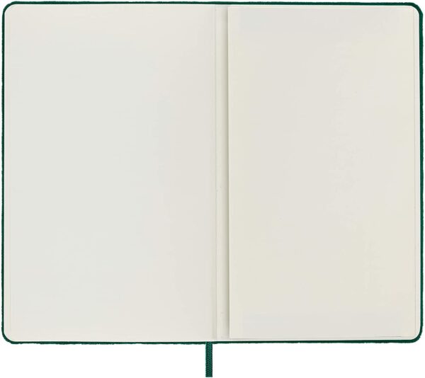 Carnet - Moleskine Velvet - Large, Hard Cover, Ruled - Green | Moleskine - imagine 2