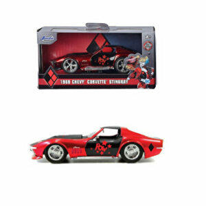 Macheta metalica Harley Quinn, Corvette Stingray 1969, scara 1 la 32