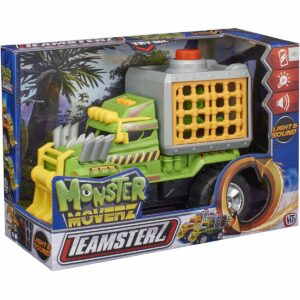 Masinuta cu lumini si sunete Teamsterz, Monster Dino Escape, Verde