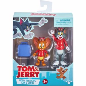 Set 2 figurine Tom and Jerry, Hotel Bellhops, S1, 8 cm