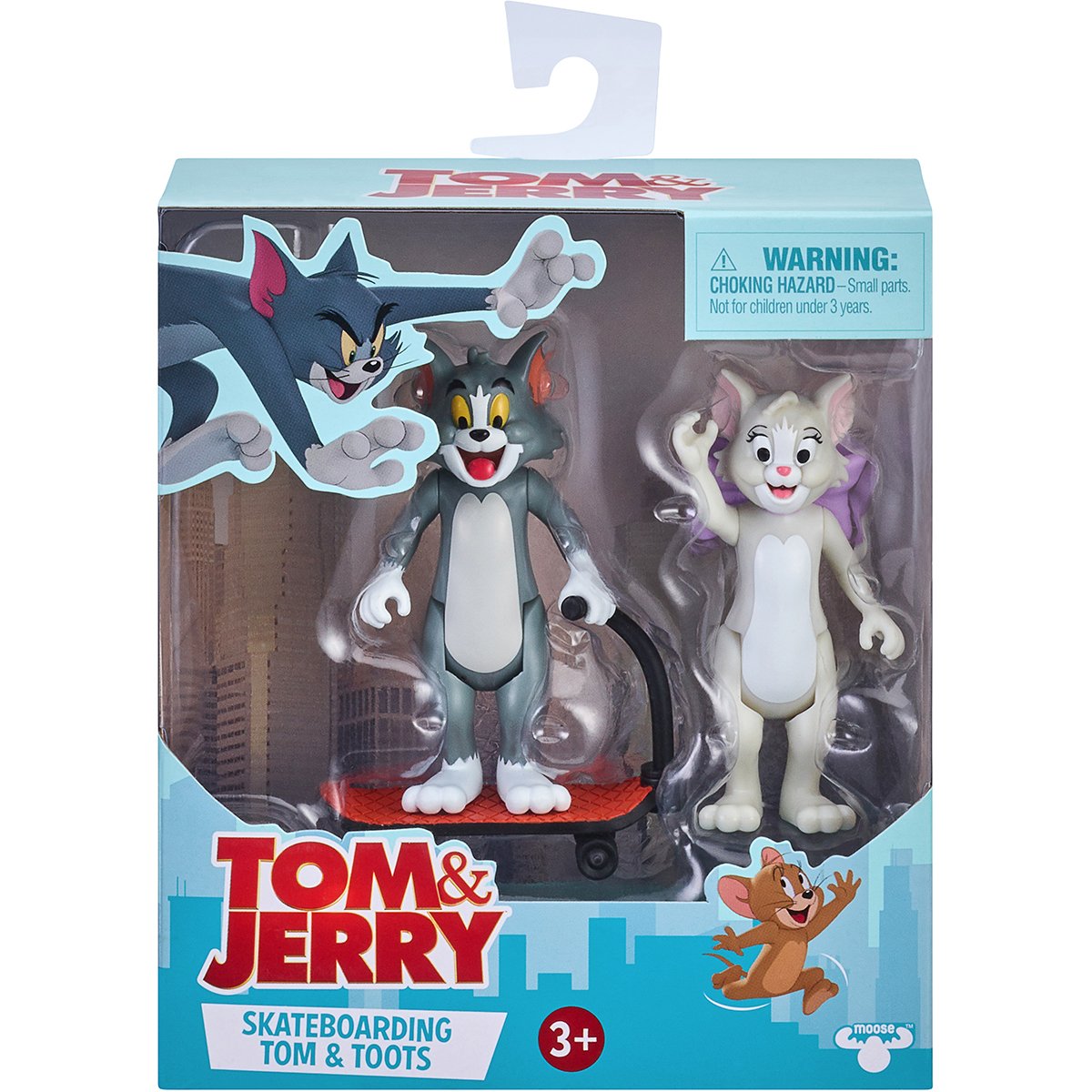 Set 2 figurine Tom and Jerry, Skateboarding, Tom and Toots , S1, 8 cm 1 Set 2 figurine Tom and Jerry, Skateboarding, Tom and Toots , S1, 8 cm