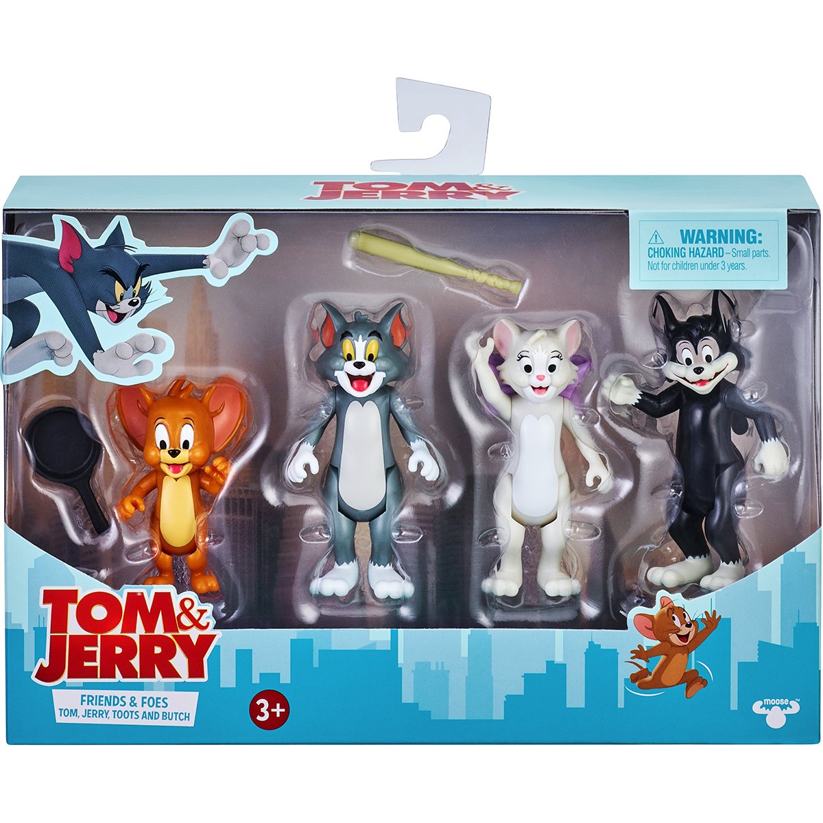 Set 4 figurine Tom and Jerry, Friends and Foes, S1 1 Set 4 figurine Tom and Jerry, Friends and Foes, S1